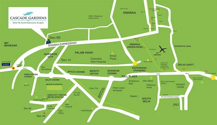 True Habitat Luxe Residency 112 Location Map