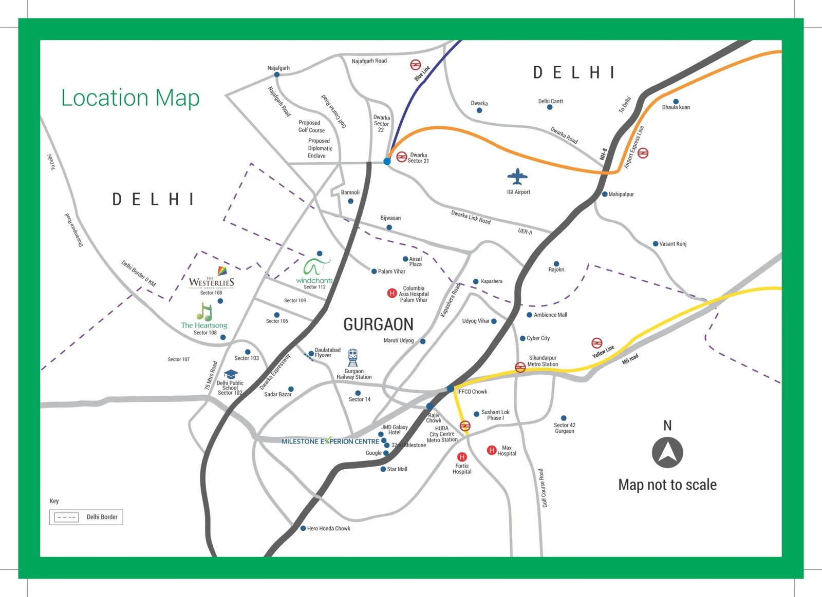 Paras Quartier Location Map