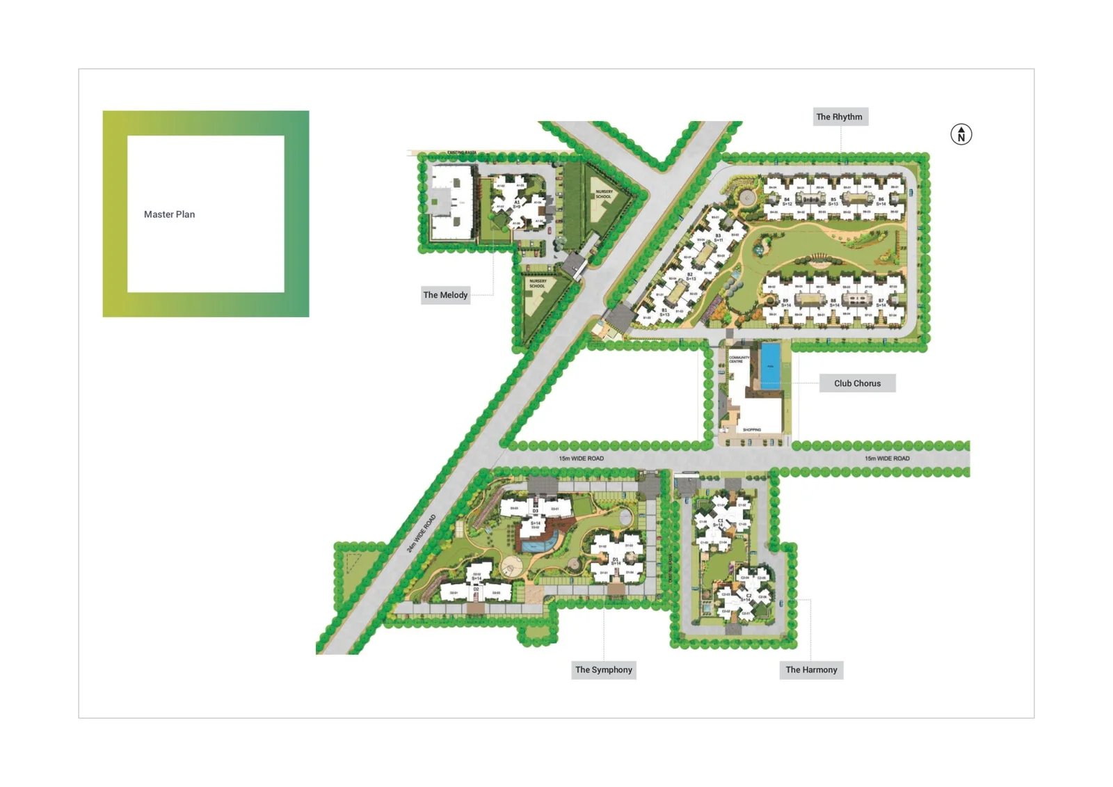 Paras Quartier Site Plan