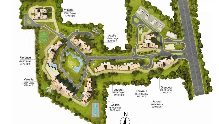 Paras Quartier Site Plan