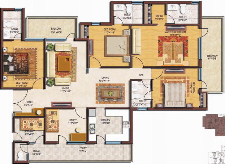 Spaze Privy The Address Floor Plan