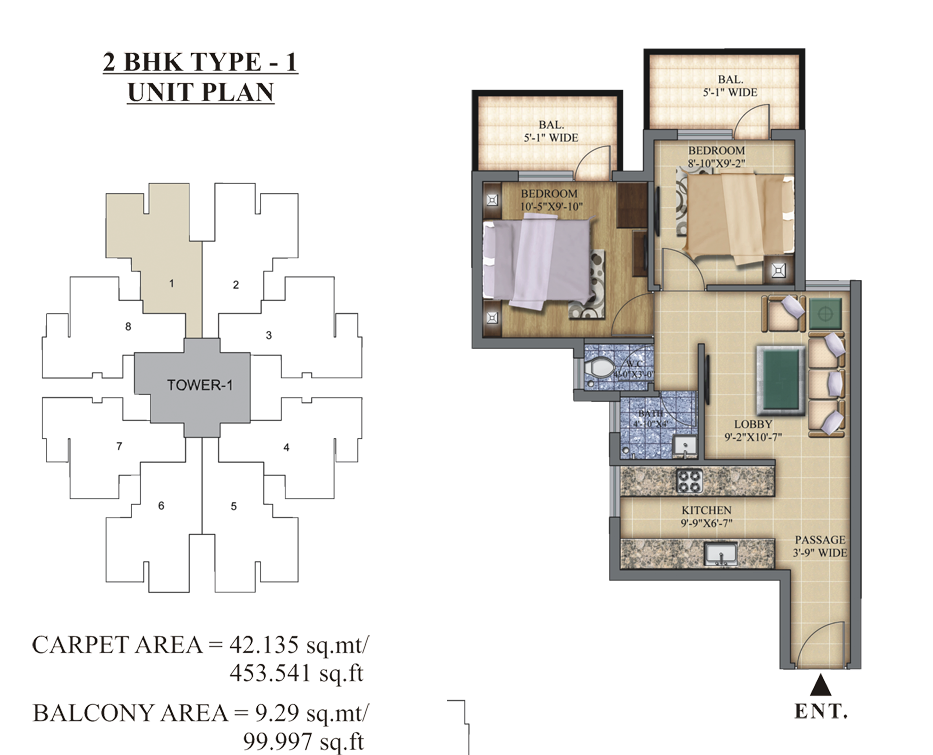 Pareena Laxmi Floor Plan