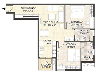 Adani Aangan Floor Plan