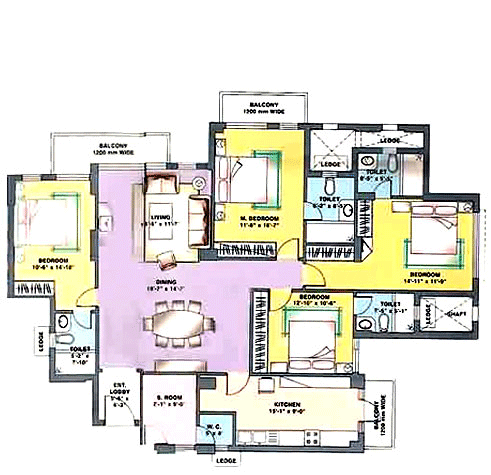 Suncity Heights Floor Plan