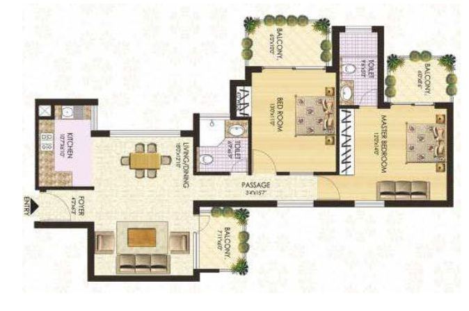 SS The Coralwood Floor Plan