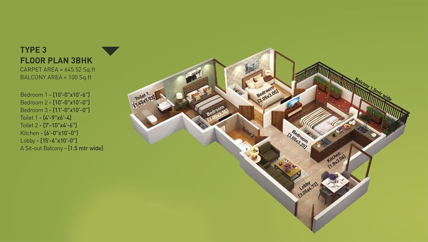 Breez Global Heights 89 Floor Plan