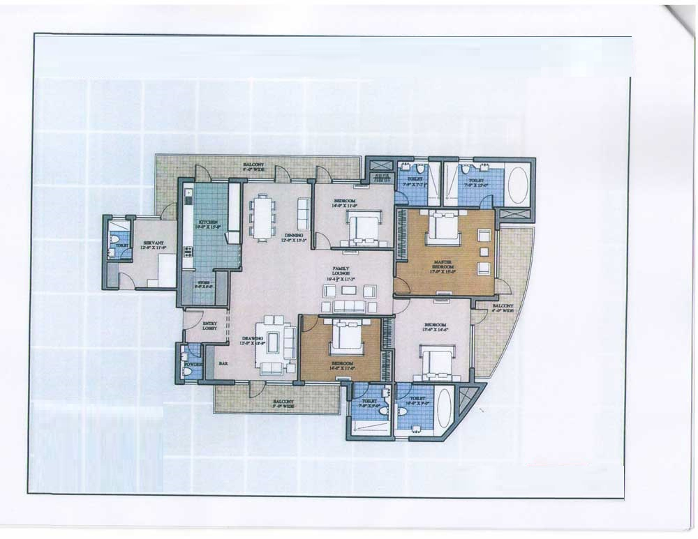 JMD Samanvay Floor Plan