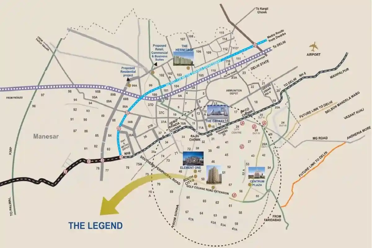 Satya The Legend Location Map
