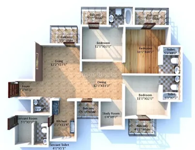 Antriksh Shrishti Apartments Floor Plan