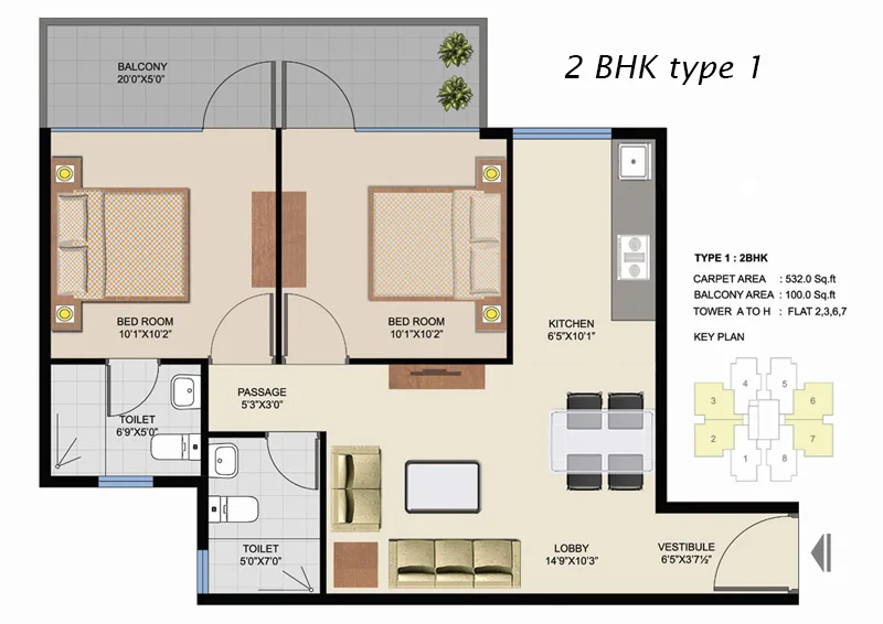 Suncity Avenue 102 Floor Plan