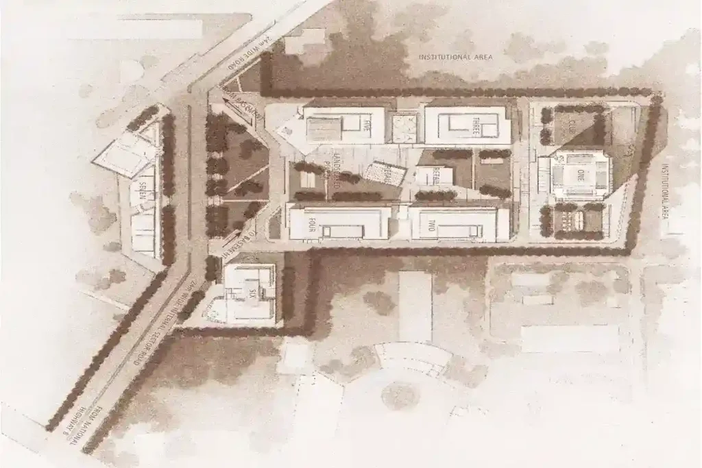 Vatika One On One Site Plan