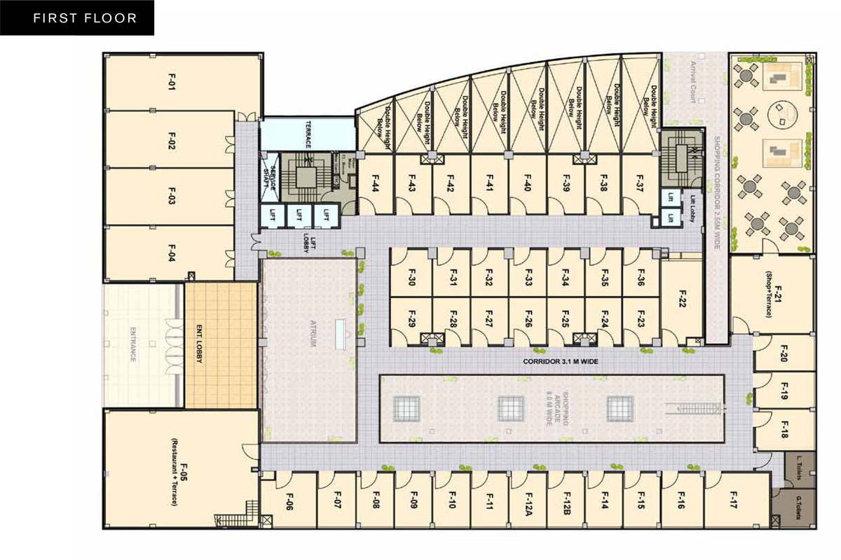 The Address One Site Plan