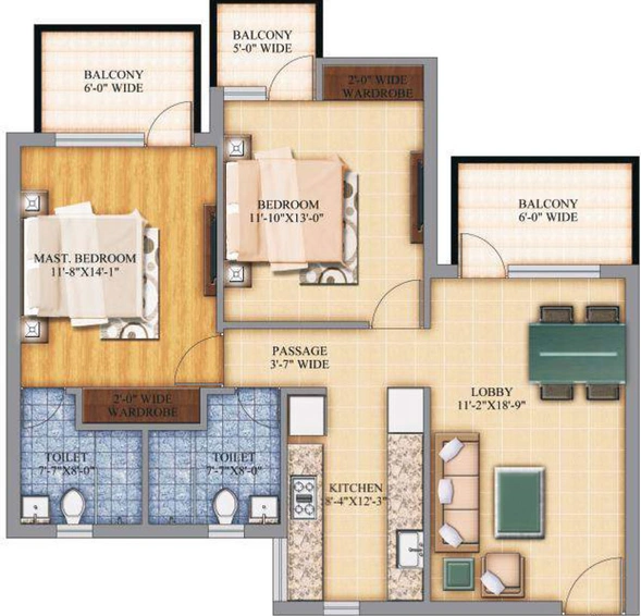 Pareena Mi Casa Floor Plans
