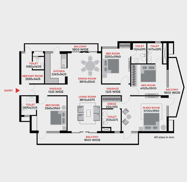 Anant Raj Maceo Floor Plan