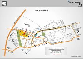 Ramprastha City Plots Location Map