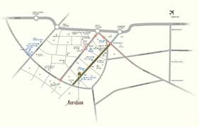 Vipul Aarohan Location Map