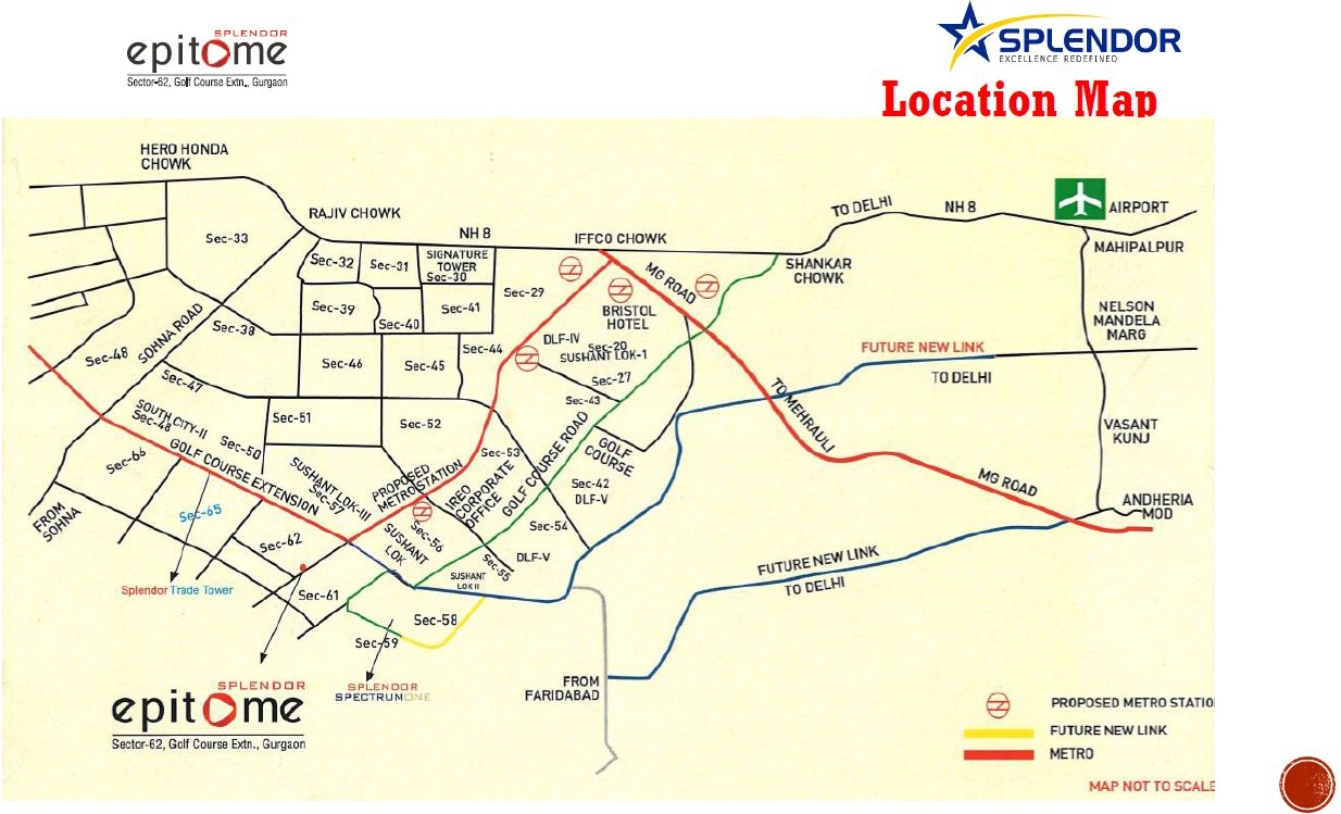 Splendor Epitome Location Map