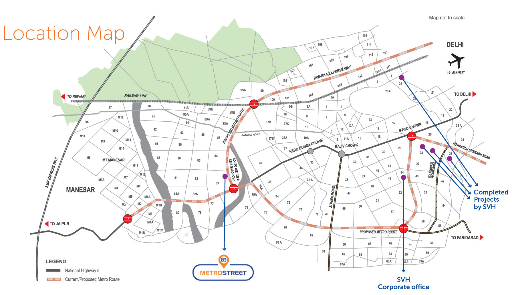 SVH 83 Metro Street Location Map