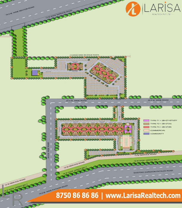Raheja Navodaya Location Map