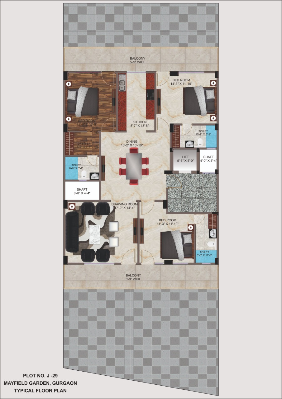 SS Mayfield Gardens Floor Plan