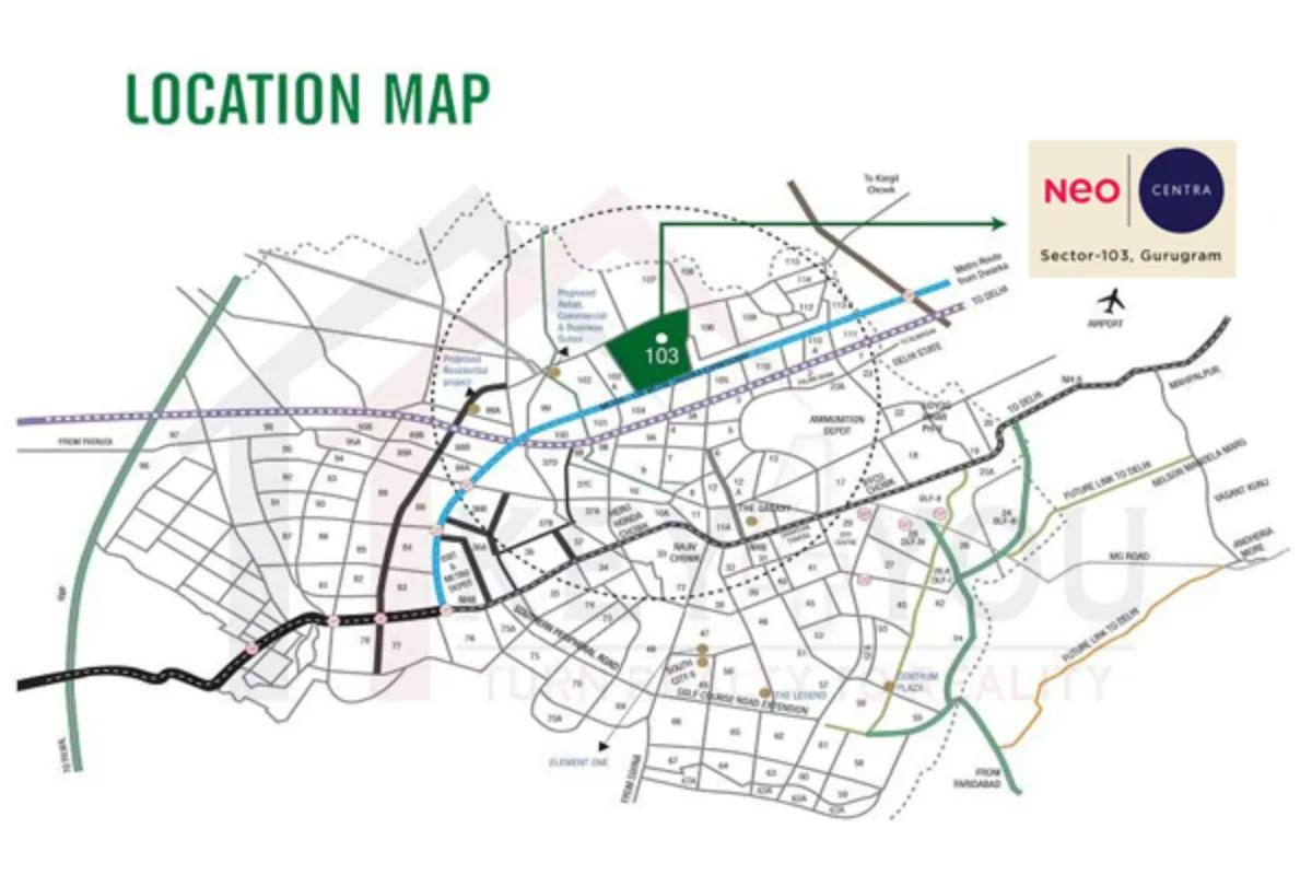 Neo Centra Location Map