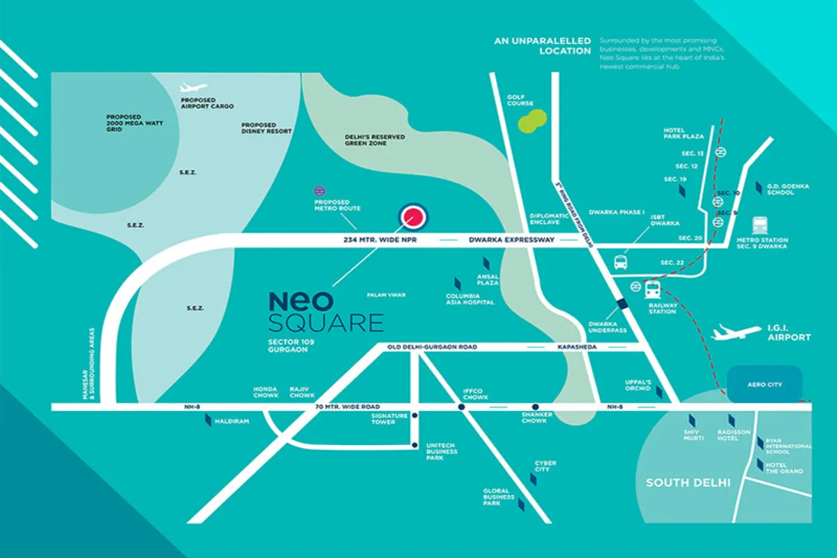 Neo Square Location Map