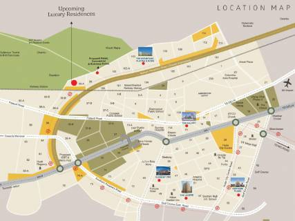 Satya Luxury Residential Location Map