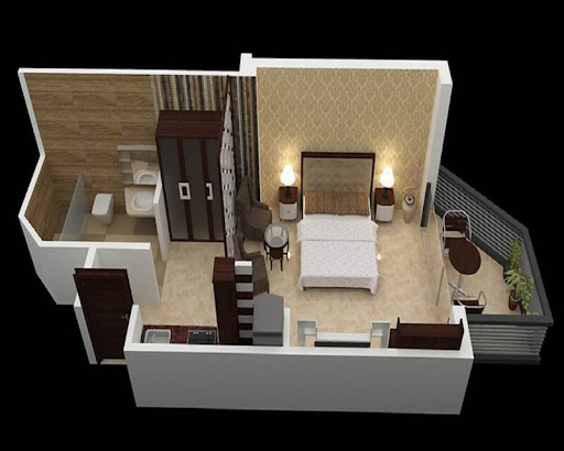 1BHK Floor Plan